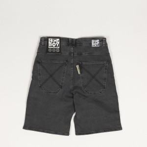 Homeboy X-Tra Baggy Shorts Wash Grey